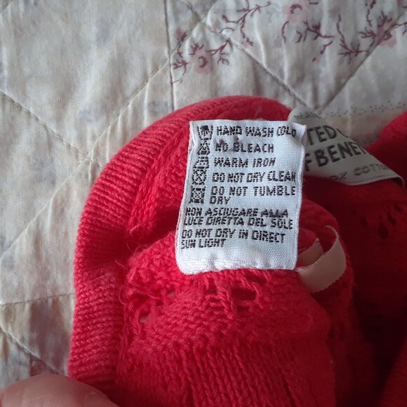 Vintage 90s United Colors of Benetton 100% Cotton Sweater - Picture 8 of 10